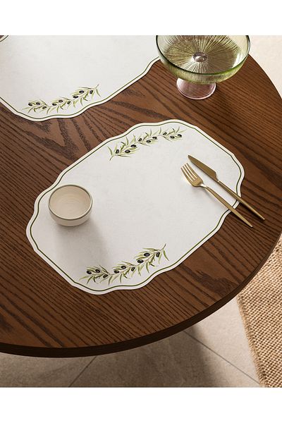 Madame Coco Armand 4-Piece American Service - White/Green