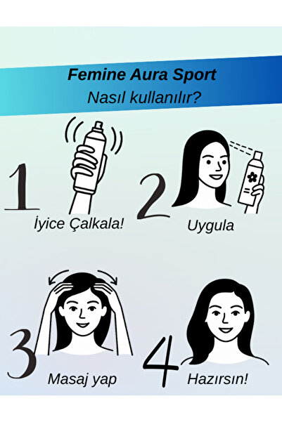 ASHLEY JOY Feminine Aura Sport UV Koruma Ekstra Hacim Kuru Şampuan 200 ml Limon Kokulu Saç Parfümü Etkili
