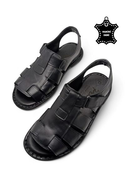 Moda İkiz Ανδρικά Σανδάλια - Γνήσιο Δέρμα και Σόλα Puff