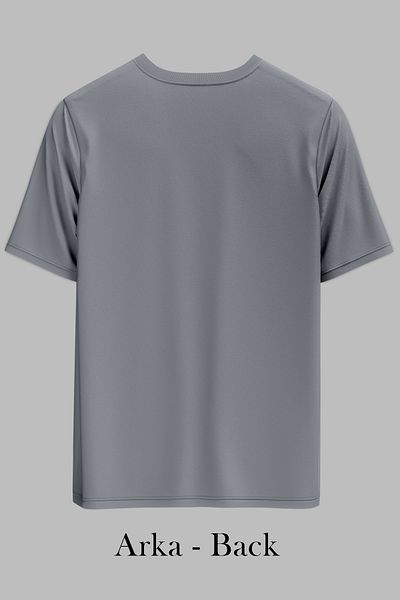 OXVİN Μπλουζάκι Unisex OVERSIZE με στάμπα κειμένου και φύλλων (ΦΟΡΜΑ ΧΑΛΑΡΗ)