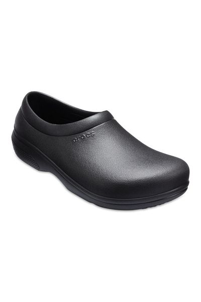 Crocs On The Clock Work Slip-on Black - Black 45-46 Eu - M11 Us