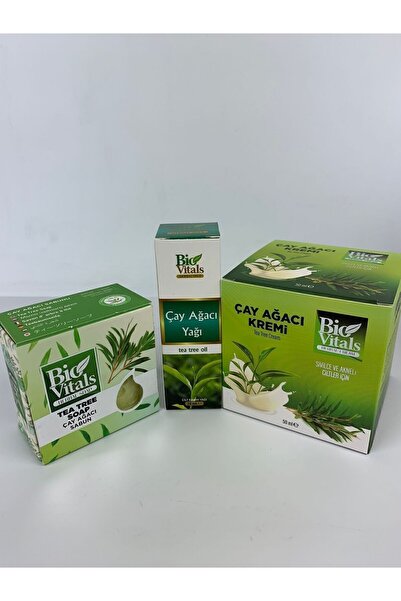 Bio Vitals Çay Ağacı Krem-çay Ağacı Sabun-çay Ağacı Yağı Cilt Bakım Seti