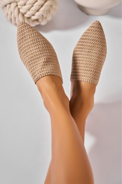 Joana Χακί παντόφλες/σαγιονάρες από την Anaya Textile