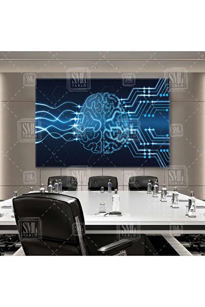 SML TABLO Elektrik Beyin Devresi Yapay Zeka Elektronik İşlemci Transistör Yat...