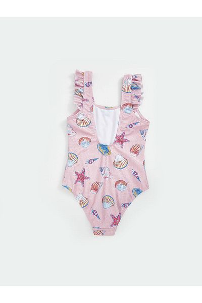 LC Waikiki LCW Παιδικό ροζ Quick Dry μαγιό για κορίτσια