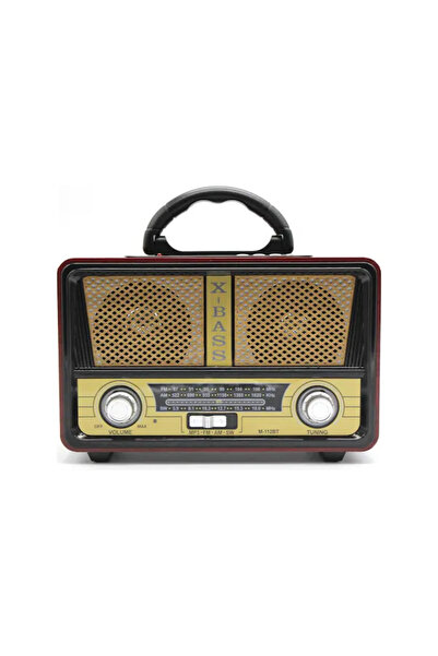 L'eDoren Şarjlı Nostaljik Radyo Meier M-112Bt Usb/Sd/Mp3/Bluetooth