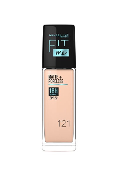 Maybelline New York كريم أساس فيت مي مات آند بورليس من مايبيلين نيويورك، يدوم حتى 16 ساعة، للتحكم بالزيوت، مع عامل حماية من الشمس 22 - 121