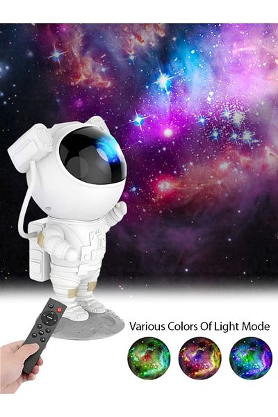 ASTRONAUT Galaxy Star Projector LED Night Light for Kids & Adults, Bedroom & Home Decor