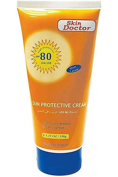 Skin Doctor Sun Protective Cream SPF 80 PA+++ | Broad-Spectrum, Water-Resistant Sunscreen