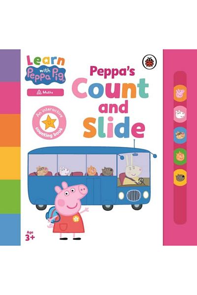 Penguin Random House Children's book - Learn with Peppa: Peppa's Count and Slide