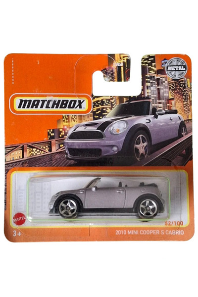 HOT WHEELS Matchbox 2010 Mini Cooper S Cabrio - Metalik Pembe (1/64)