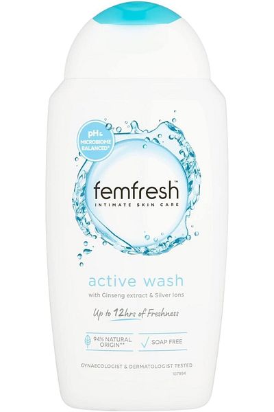 Femfresh Ultimate Care Active Ph Balanced Feminine Wash with Energising Ginseng and Antioxidants, Po