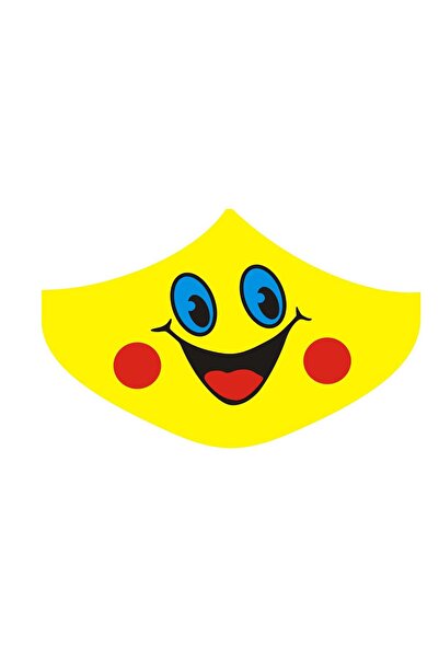 ARIK Gülümseyen Uçurtma / Şirin Uçurtma / Sarı Uçurtma / Üçgen Uçurtma 48,5cm...