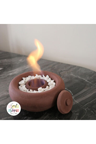 Small Shapes EMBERRA MASA ÜSTÜ ŞÖMİNE ATEŞ ÇUKURU BACASIZ ŞÖMİNE 500ML YAKIT ...