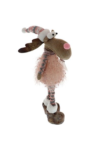 GiftExpress Illuminated reindeer figurine, 41 cm tall