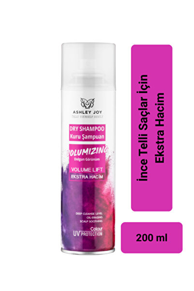 ASHLEY JOY Çabuk Sönen Ve Yağlanan Saçlar Ekstra Hacim Veren Uv Korumalı Kuru...