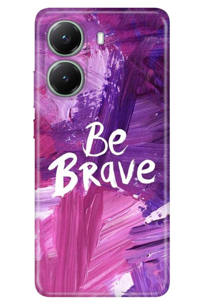 POCO غلاف هاتف X7 Pro مصنوع من السيليكون الملون المطبوع من مادة TPU Be Brave