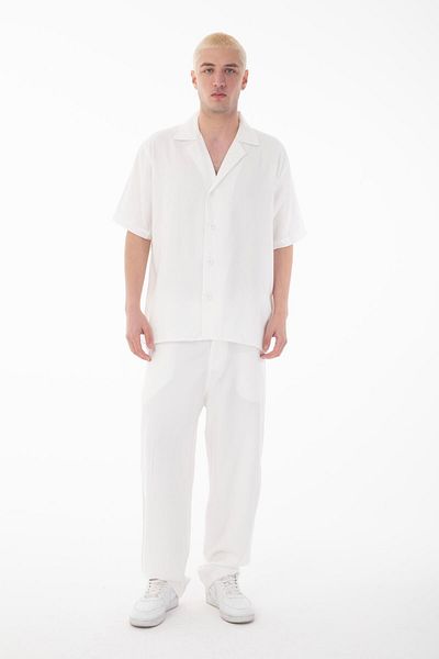 Rocqerx R-4422 Short Sleeve Shirt Zippered Pants Set