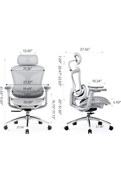 SIHOO كرسي ألعاب Doro C300 PRO، كرسي مكتب مريح مع مساند ذراع ثلاثية الأبعاد ف...