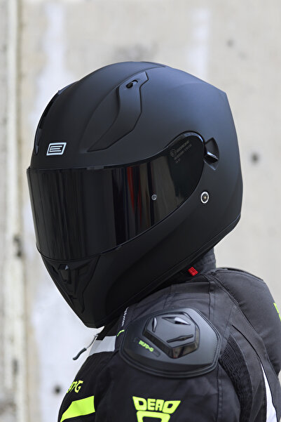 Origine Strada Mat Siyah Kask ( Güneş Vizörlü )