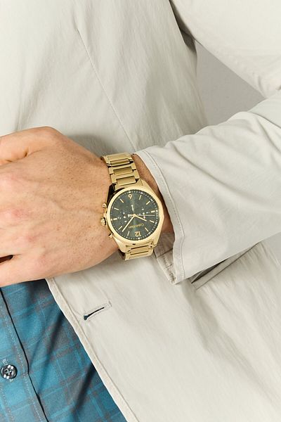 Calvin Klein Men 25200266 Stainless Steel Watch 44mm, Gold/black