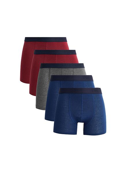Tudors Ανδρικό 5 Pack Cotton Lycra Flexible Fabric Boxer
