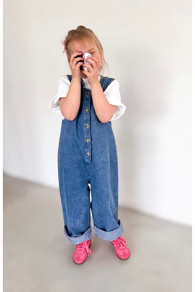 Blippi Boyboy Denim Overalls