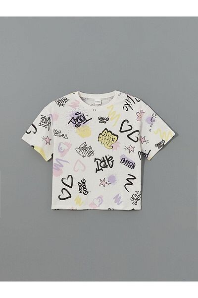 LC Waikiki Crew Neck Girls' Shorts Pajama Set (S5)