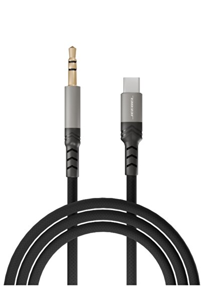 Jeebel كابل صوت USB-C إلى AUX 3.5 مم | مضفر بطول متر واحد | صوت عالي الدقة وم...
