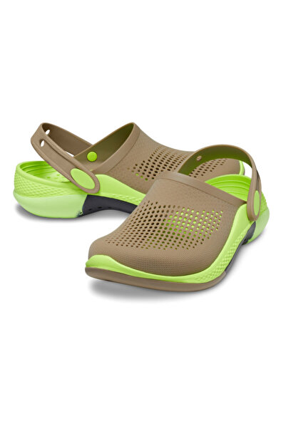 Crocs literide 360 ombre marbled clogs - khaki/multi