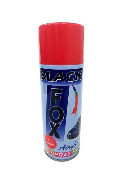 BLACKFOX Premium Quality Multi Purpose Car Spray Paint - Black Fox Red Color
