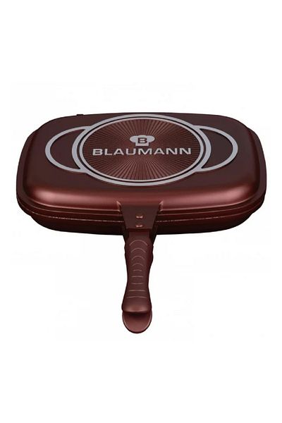 Blaumann Tigaie grill dubla, acoperire 3 straturi ceramica, dimensiune 36x24.7x7.5 cm, 4.2 l, Blaumann