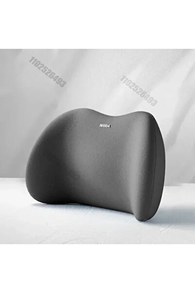 Choice وسادة دعم قطنية رمادية اللون، وسادة قطنية مريحة لمقعد السيارة، كرسي ال...