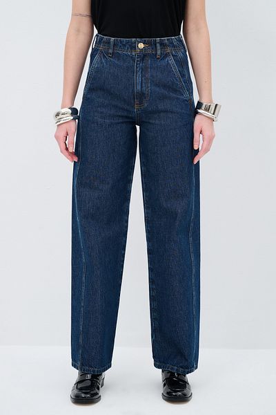 adL Wide Leg Denim Trousers with Pockets