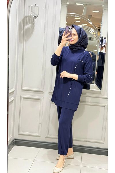 FUAT GÜRSEN Stone Embroidered Double Set