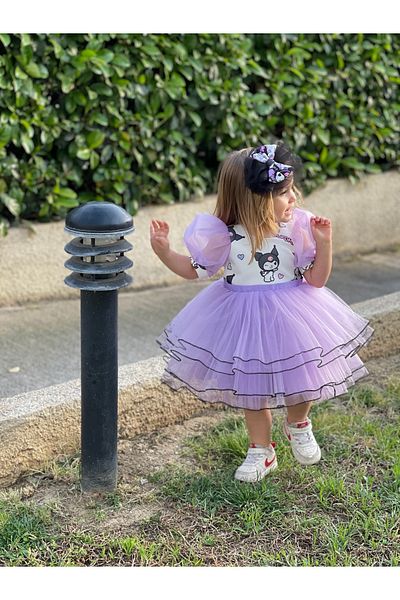 İPEKACOUTURE Rochie pentru copii Kuromi Girl