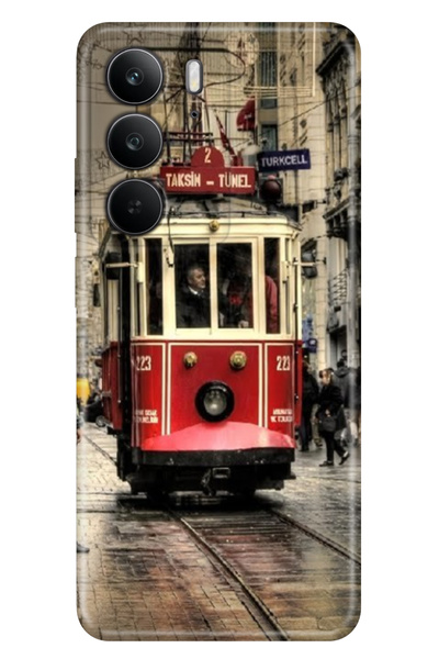 realme C75 (Rmx3941) Case Colorful Silicone Printed Tpu Independence Taksim