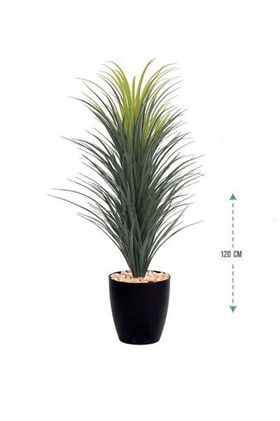 DRAMA HOME Artificial tree for home and office decor - 120 cm high - natural appearance - elegant pot - maintenance-free