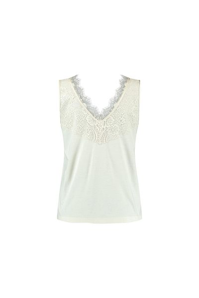 TAIFUN Party Top ’für Damen In Creme’