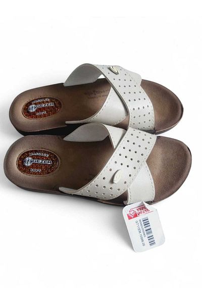 GEZER Γυναικείες Παντόφλες Gel Heel Massage Sole Cross Slippers