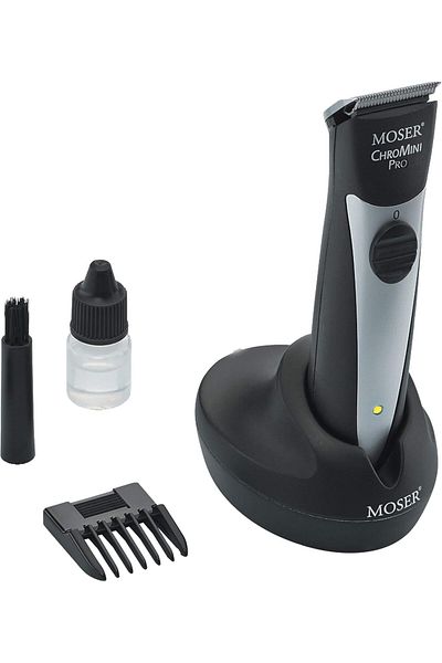 Moser 1591-0162, Chromini Professional Cord/Cordless Trimmer (Pack of 1)