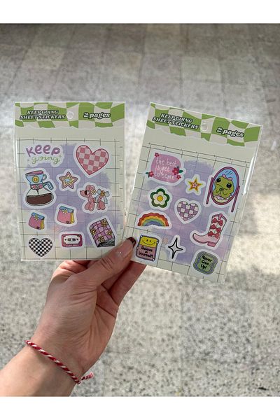Planet Butik Keep Goinng 2 Page Sticker