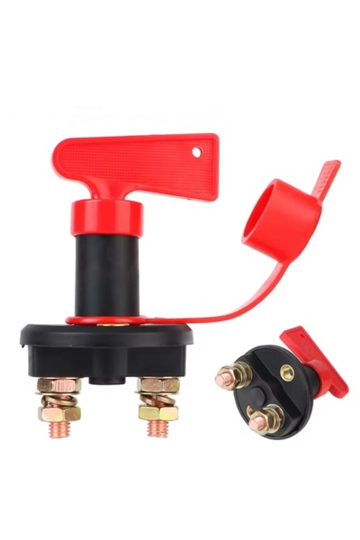 Maroces MR-275 AKÜ DEVRE KESİCİ ŞALTERİ 100A 2P 12-48V ON-OFF 100 AMPER M10