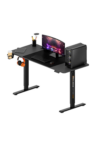 Adore Mobilya Adore Gaming Maestro-X Yükseklik Ayarlı Oyuncu Masası - Siyah 140x72-117x60 cm