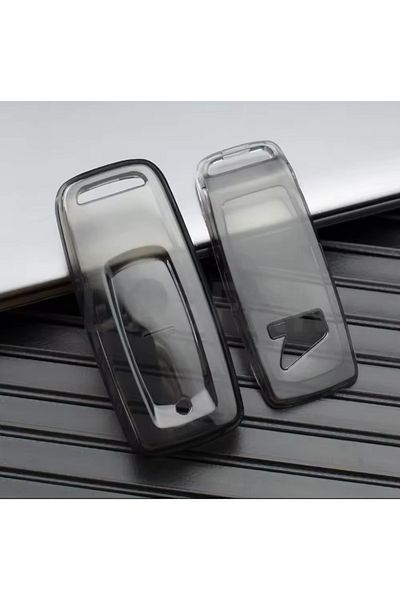 YıldızTuning Honda Forza 2023-2024-2025 Transparent-Smoked Key Case Cover Compatible