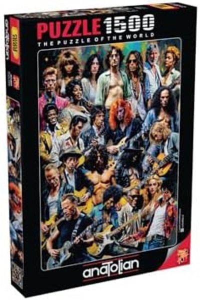 STOREMAX Ezg Puzzle - Rock Stars / 1500 Piece Puzzle, # 4580 Ezsnshop 1065757