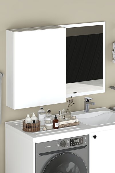 Fly Mobilya Sany Aynalı Banyo Dolabı, Banyo Üst Dolabı