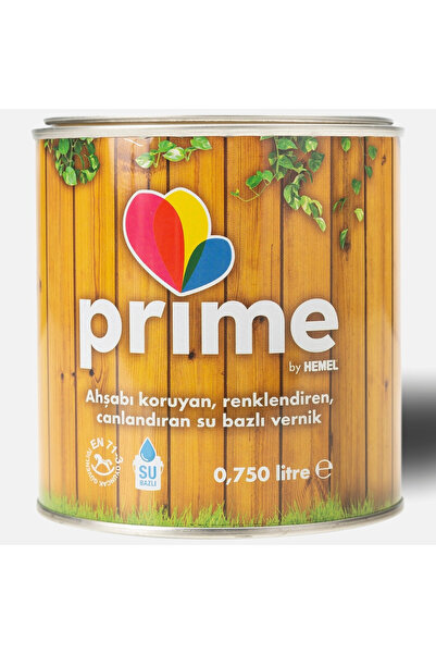 Prime Su Bazlı Renkli Ahşap Vernik - 0,75 - CEVİZ