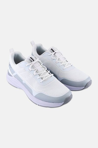 RBX Men Brand Logo Lace Up Outdoor Shoes, White