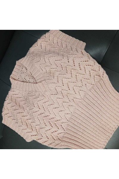 Vinezza Home Collection Vi̇nezza Home Collection Hand Knitted Baby Vest